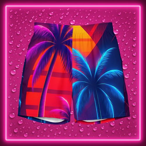 Palm shorts de Bain  – Vicity wear
